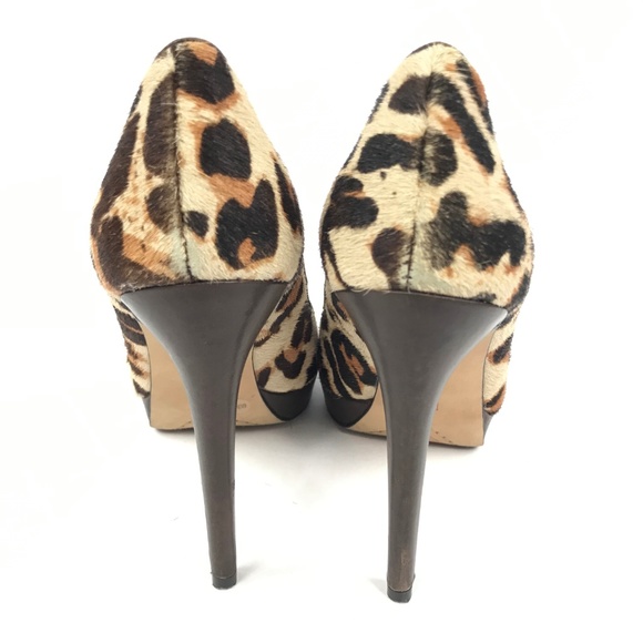 Vince Camuto Leopard 'Sarika' Calf Hair Pumps - Picture 6 of 8
